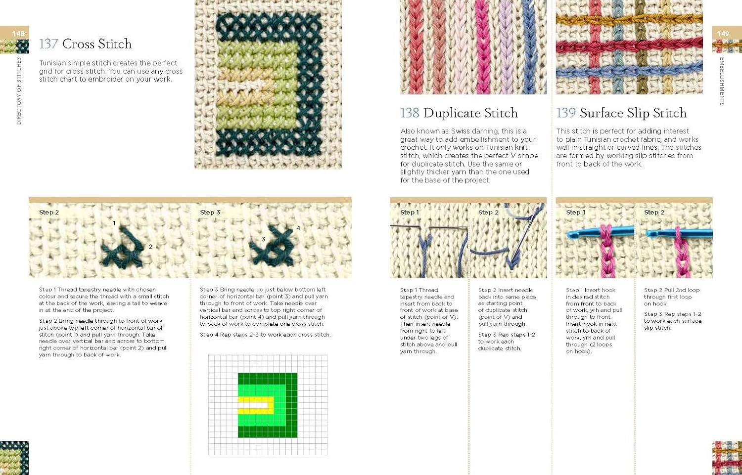 Tunisian Crochet Stitch Dictionary - Anna Nikipirowicz - The Little Yarn Store