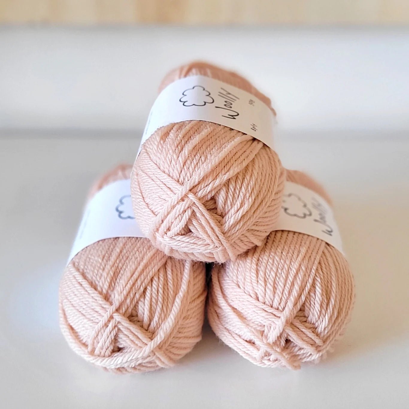 Woolly Yarn Co Woolly 8-Ply - Woolly Yarn Co - 05 Peachy Keen - The Little Yarn Store