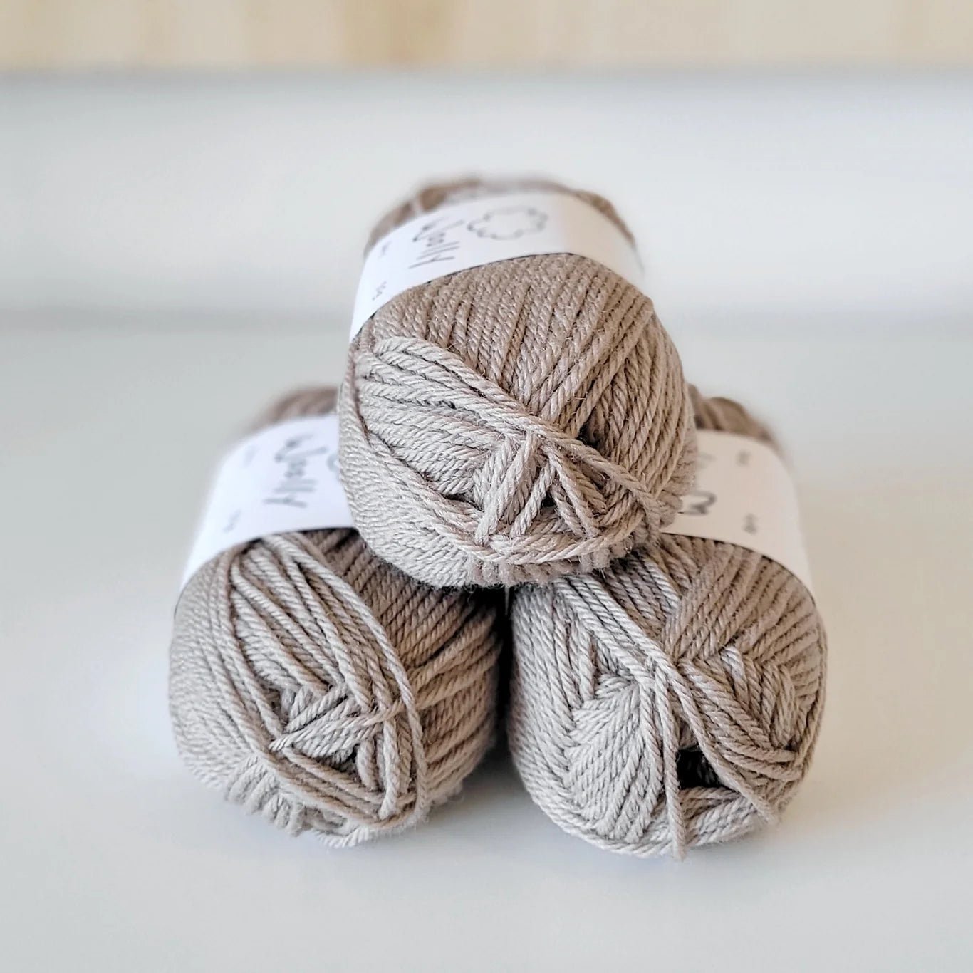 Woolly Yarn Co Woolly 8-Ply - Woolly Yarn Co - 15 Over The Taupe - The Little Yarn Store