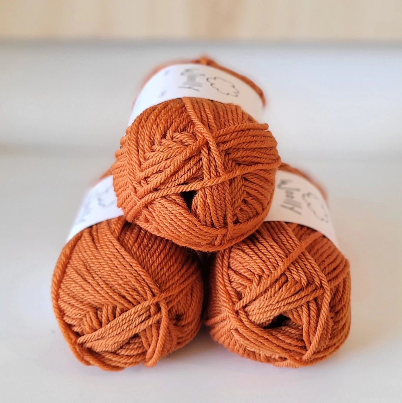 Woolly Yarn Co Woolly 8-Ply - Woolly Yarn Co - 20 Punkin - The Little Yarn Store