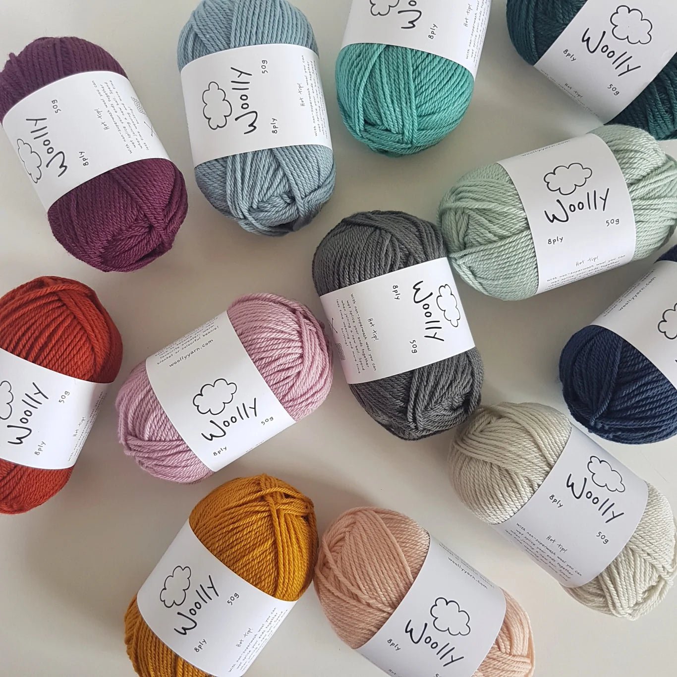 Woolly Yarn Co Woolly 8-Ply - Woolly Yarn Co The Little Yarn Store