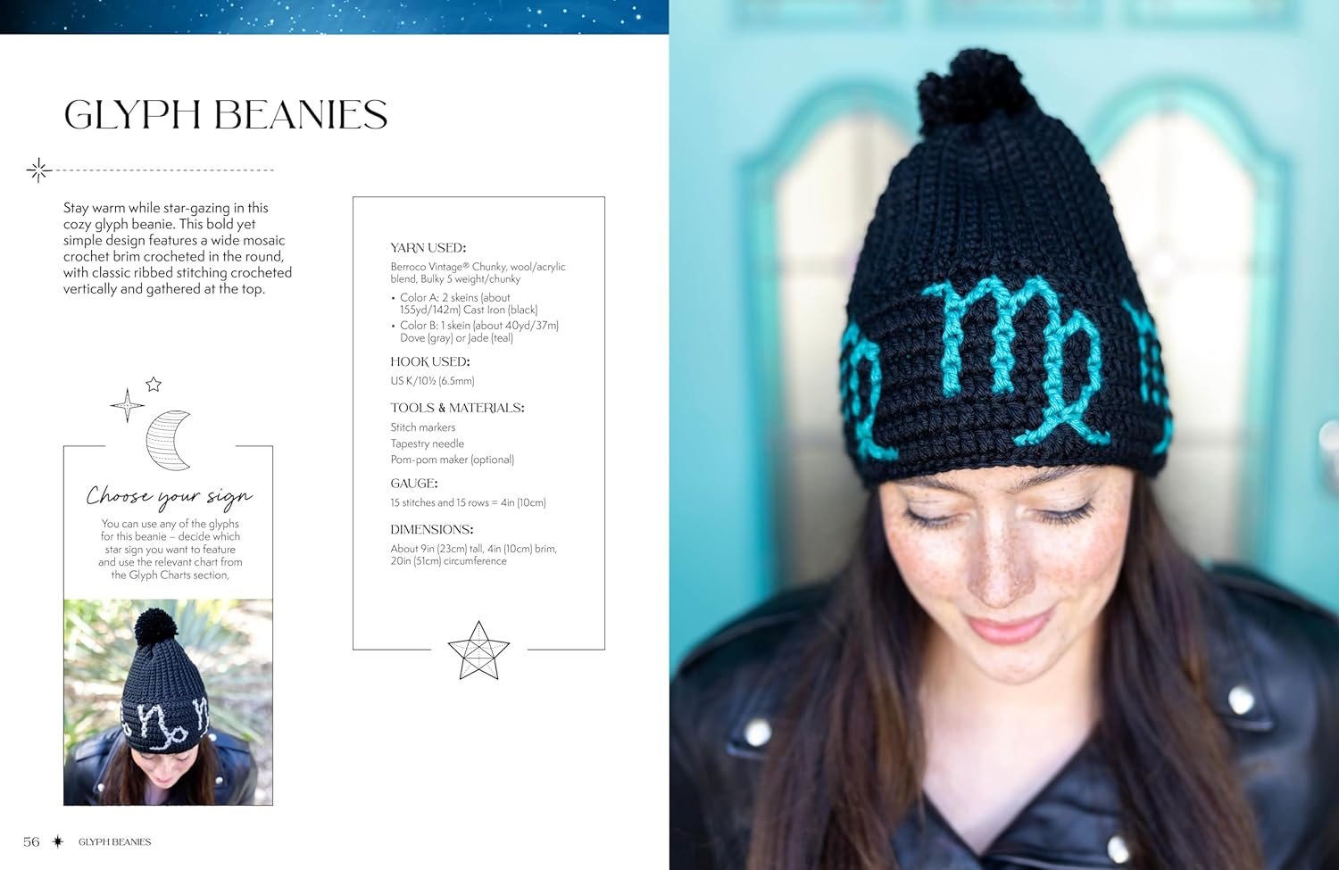 Zodiac Mosaic Crochet: A Celestial Guide to Overlay Colourwork - Alexis Sixel - The Little Yarn Store