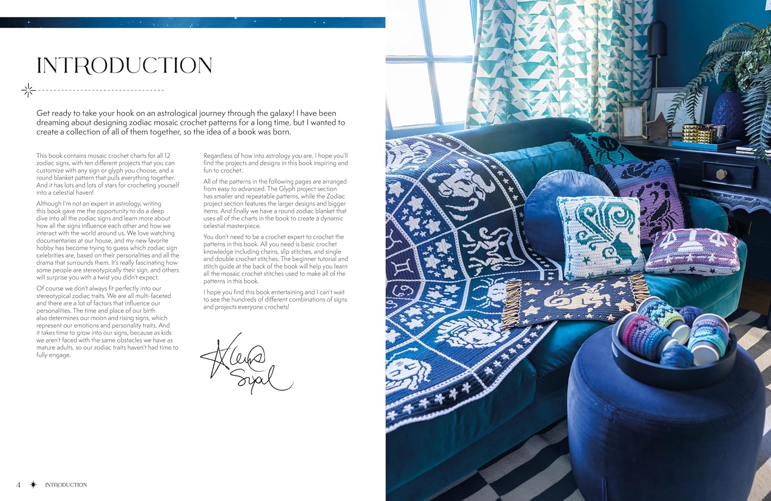 Zodiac Mosaic Crochet: A Celestial Guide to Overlay Colourwork - Alexis Sixel - The Little Yarn Store