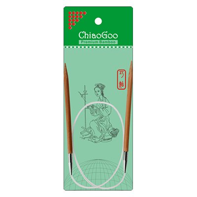 ChiaoGoo Bamboo Fixed Circular Needles - ChiaoGoo 40 cm - The Little Yarn Store