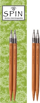 ChiaoGoo Spin Bamboo Tips - ChiaoGoo 4" (10 cm) - The Little Yarn Store