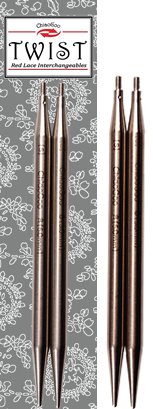 ChiaoGoo TWIST Lace Stainless Steel Interchangeable Tips - ChiaoGoo 4" (10 cm) - The Little Yarn Store