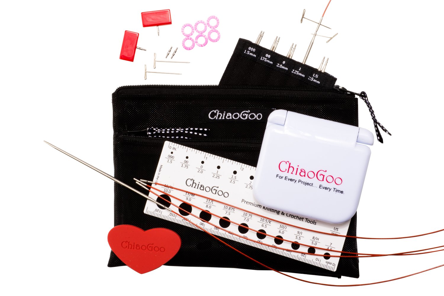 ChiaoGoo TWIST Mini Interchangeable Sets - ChiaoGoo 4" (10 cm) - The Little Yarn Store