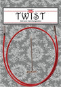 ChiaoGoo TWIST Red Cables - ChiaoGoo 5 cm - The Little Yarn Store