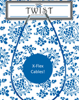 ChiaoGoo TWIST X-Flex Blue Cables - ChiaoGoo 5 cm - The Little Yarn Store