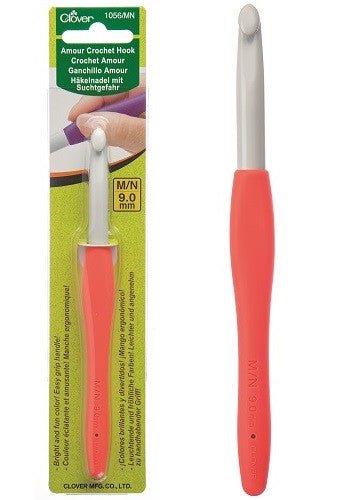 Clover Amour Crochet Hook - Clover 9.0 mm - The Little Yarn Store