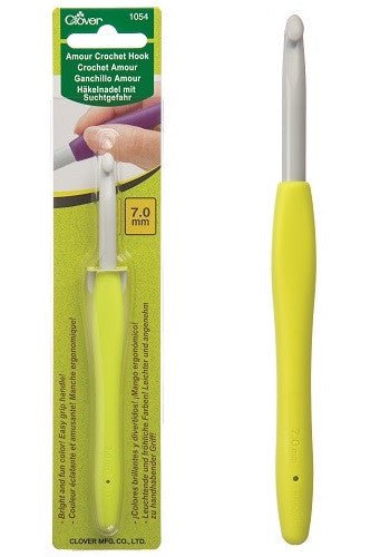 Clover Amour Crochet Hook - Clover 7.0 mm - The Little Yarn Store