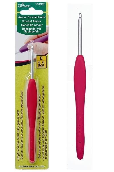 Clover Amour Crochet Hook - Clover 3.5 mm - The Little Yarn Store