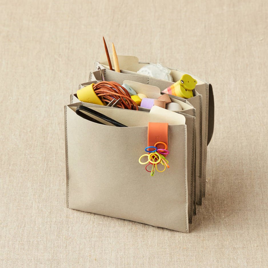 Cocoknits Project Wallet - Cocoknits Grey - The Little Yarn Store