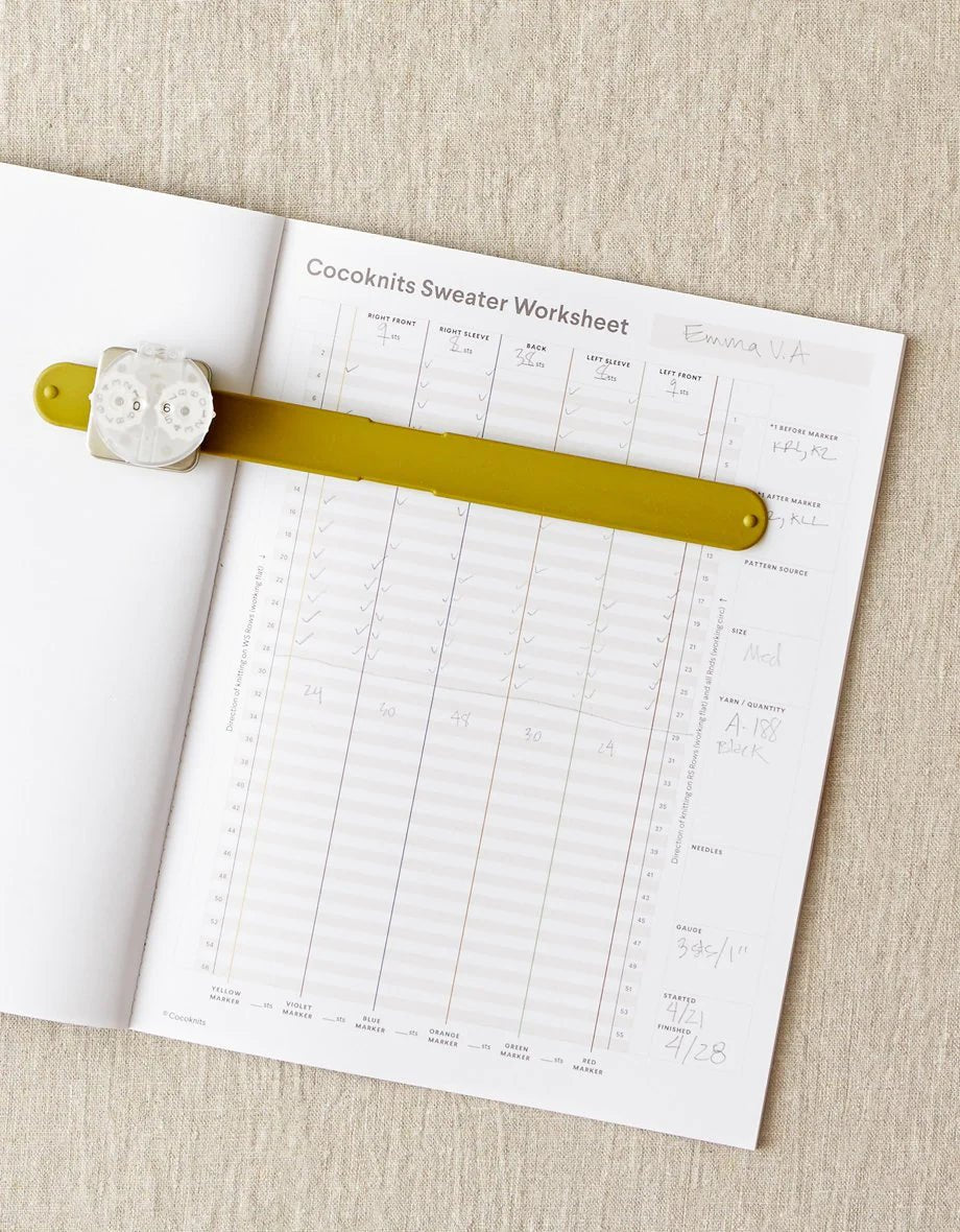 Cocoknits Sweater Worksheet Journal - Cocoknits - The Little Yarn Store