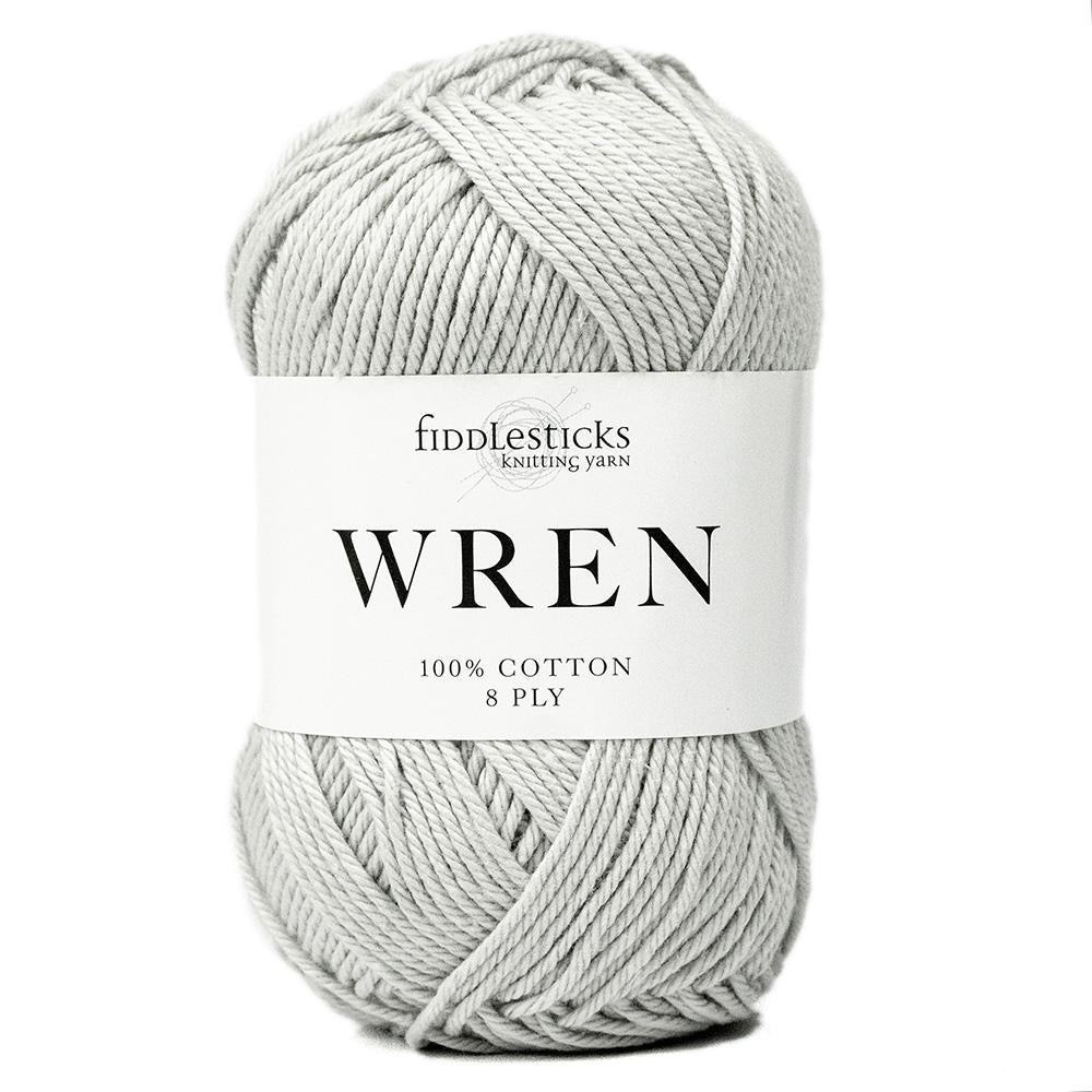 Fiddlesticks Wren - Fiddlesticks 020 Silver - The Little Yarn Store
