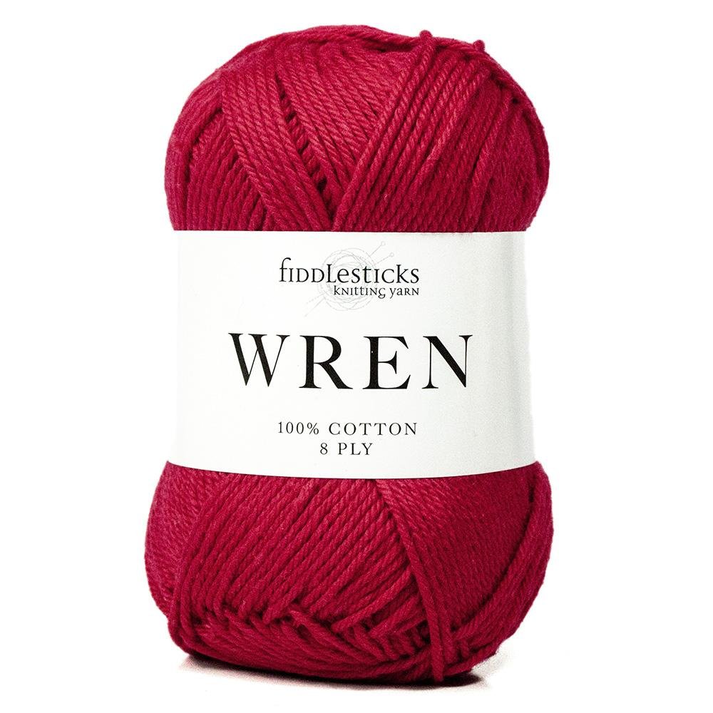 Fiddlesticks Wren - Fiddlesticks 018 Red - The Little Yarn Store
