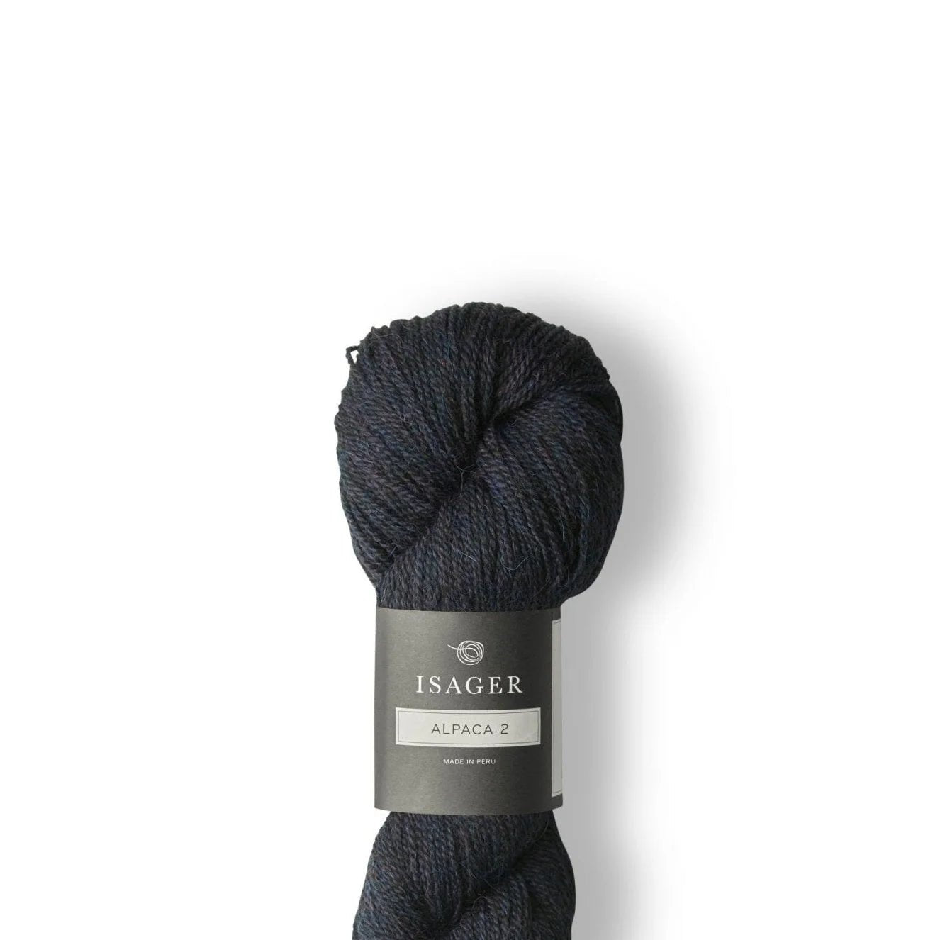 Isager Alpaca 2 - Isager Midnight - The Little Yarn Store