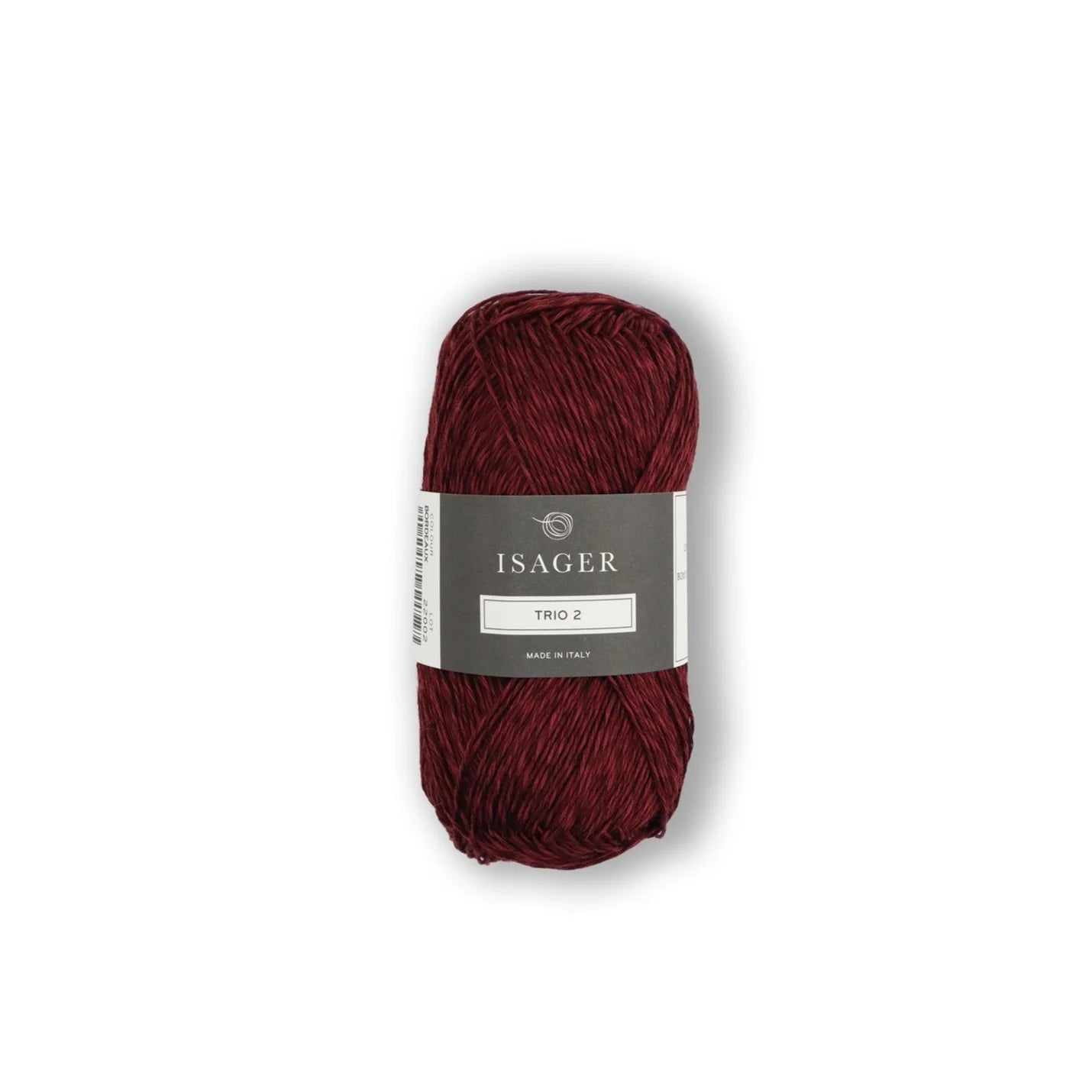 Isager Trio 2 - Isager Bordeaux - The Little Yarn Store
