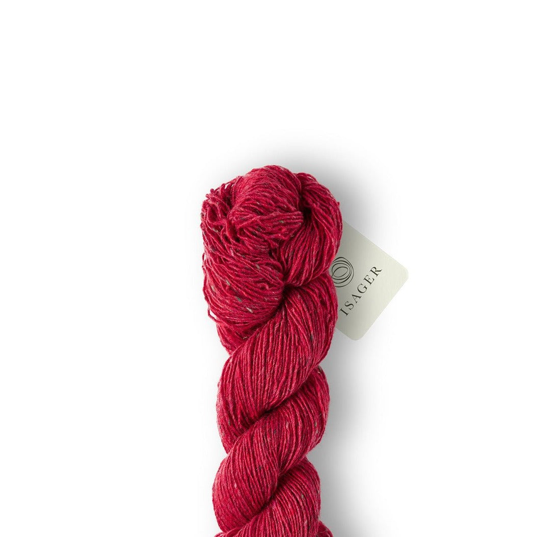 Isager Tweed - Isager Raspberry - The Little Yarn Store