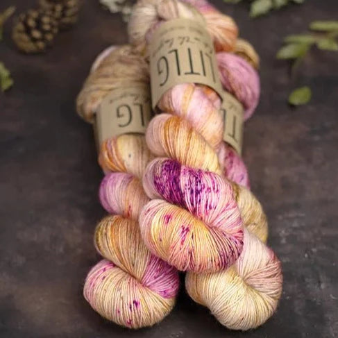 Life in the Long Grass Moon Sock - Life in the Long Grass Rose Gold - The Little Yarn Store