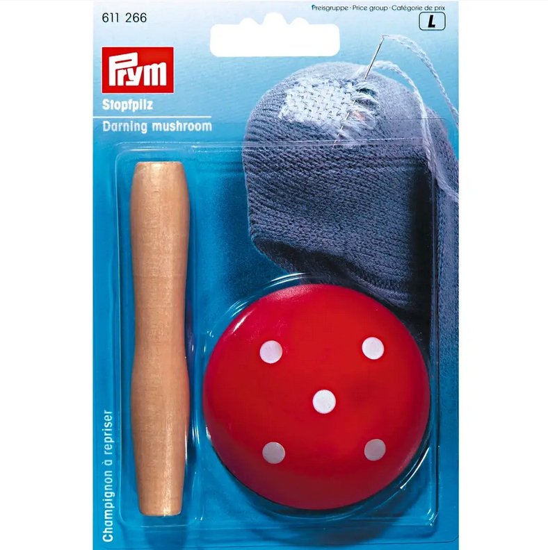 Prym Hardwood Toadstool Darning Mushroom - Prym - The Little Yarn Store