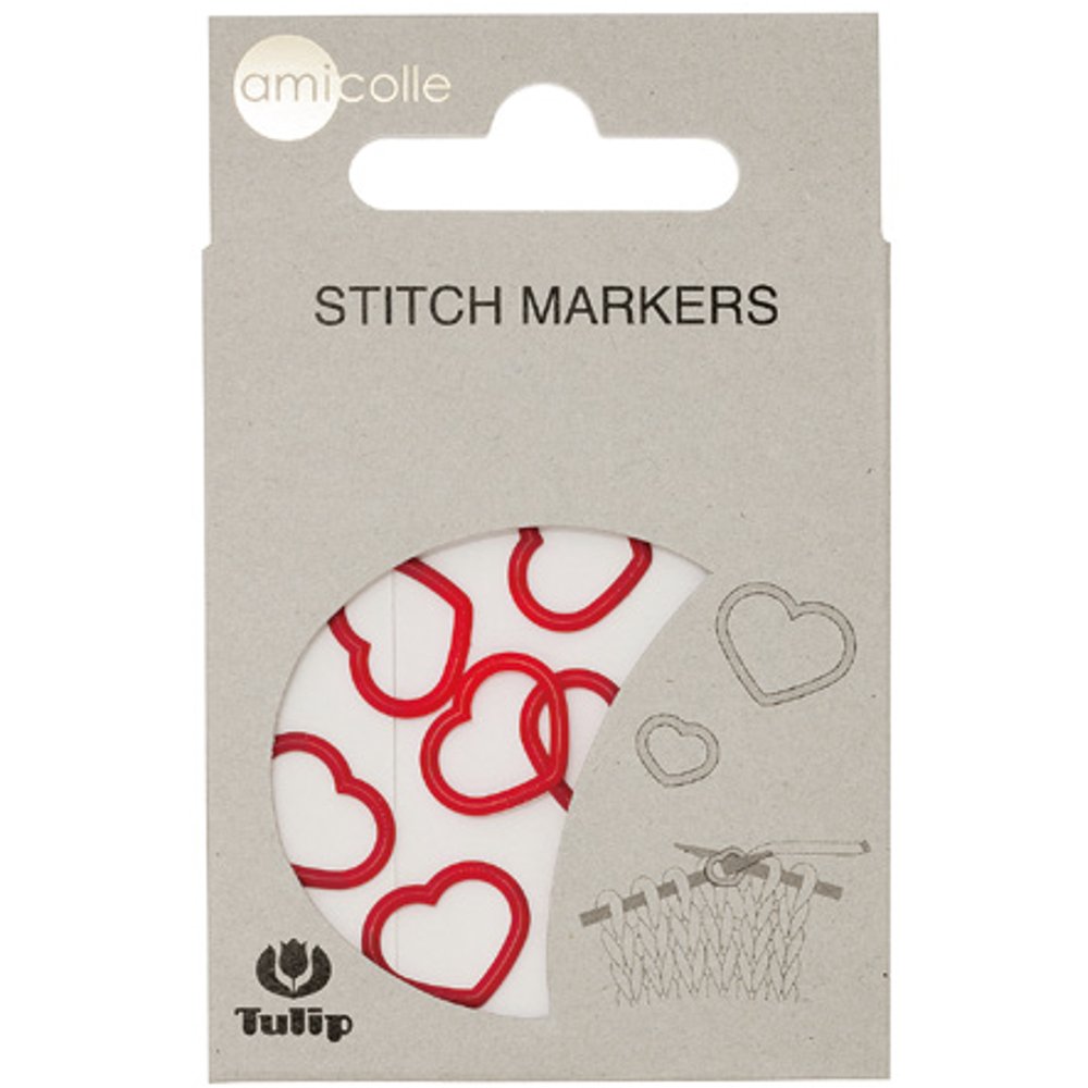 Tulip Heart Stitch Markers - Tulip Small - The Little Yarn Store